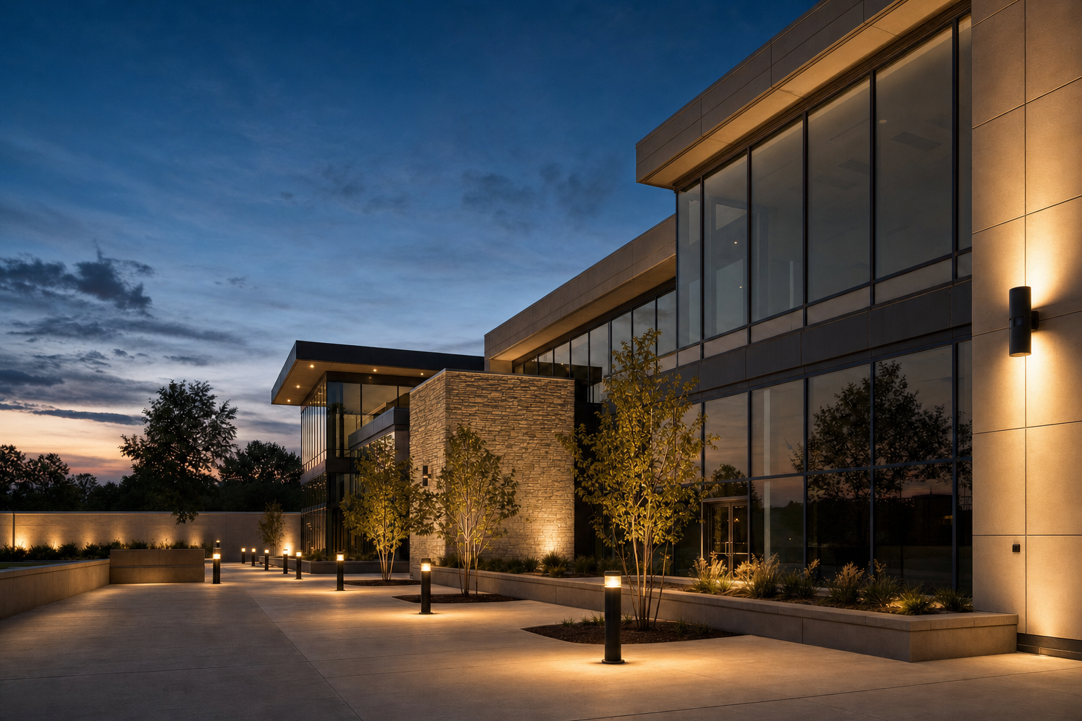 Architectural Exteriors after lighting
