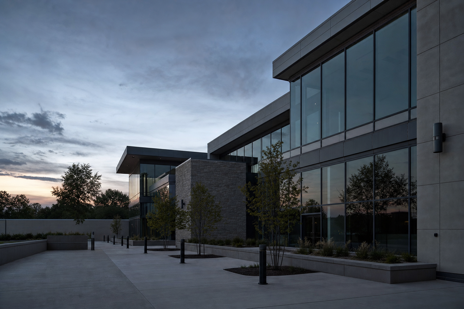 Architectural Exteriors before lighting