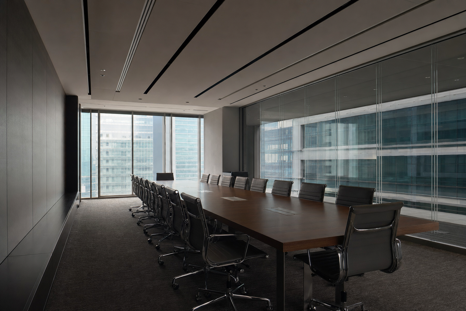 Conference Environments before lighting